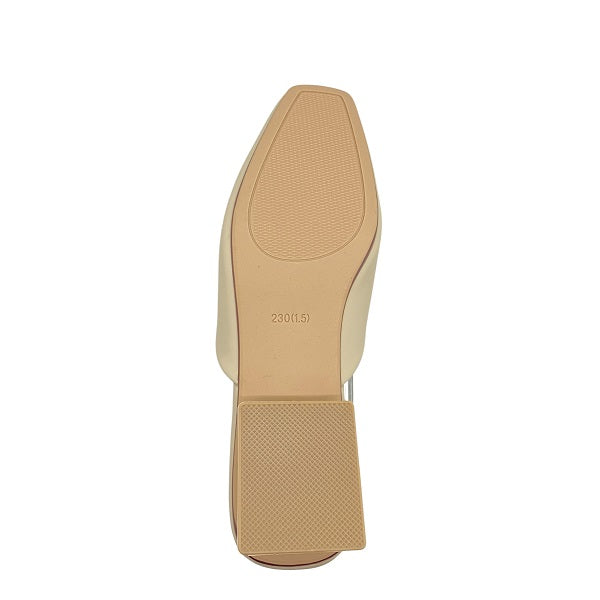 Kiki Reese K23-756 Women Mules In Beige And Black, Sizes 35-41