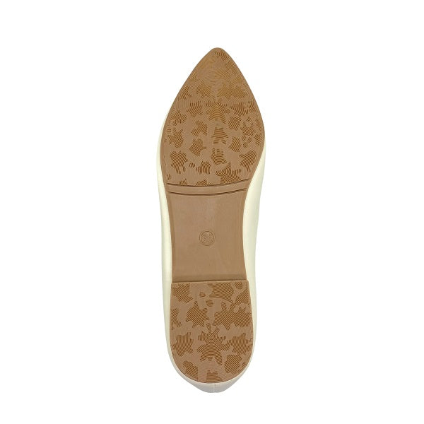 Kiki Olive K23-863 Women Pointed Toe Pumps In Off White And Navy, Sizes 35-41