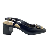 Kiki Blakely K23-755 Women Slingbacks In Beige And Black, Sizes 35-41