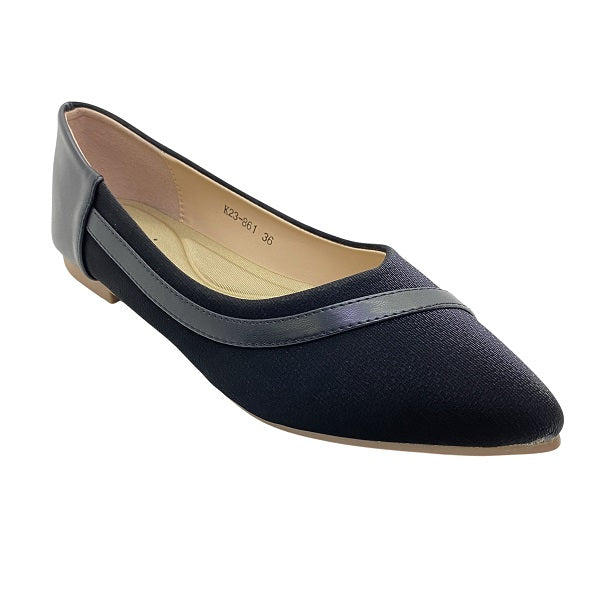 Kiki Isabel K23-861 Women Pointed Toe Pumps In Pink And Black, Sizes 35-41