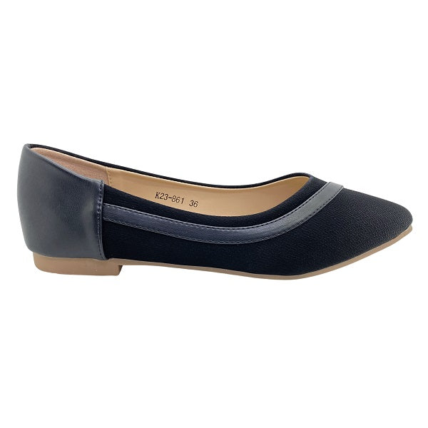 Kiki Isabel K23-861 Women Pointed Toe Pumps In Pink And Black, Sizes 35-41
