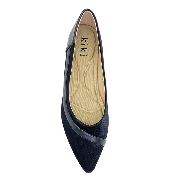 Kiki Isabel K23-861 Women Pointed Toe Pumps In Pink And Black, Sizes 35-41