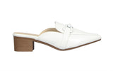 Kiki Mariana K24-2113 Women Mules In White And Khaki , Sizes 36-41