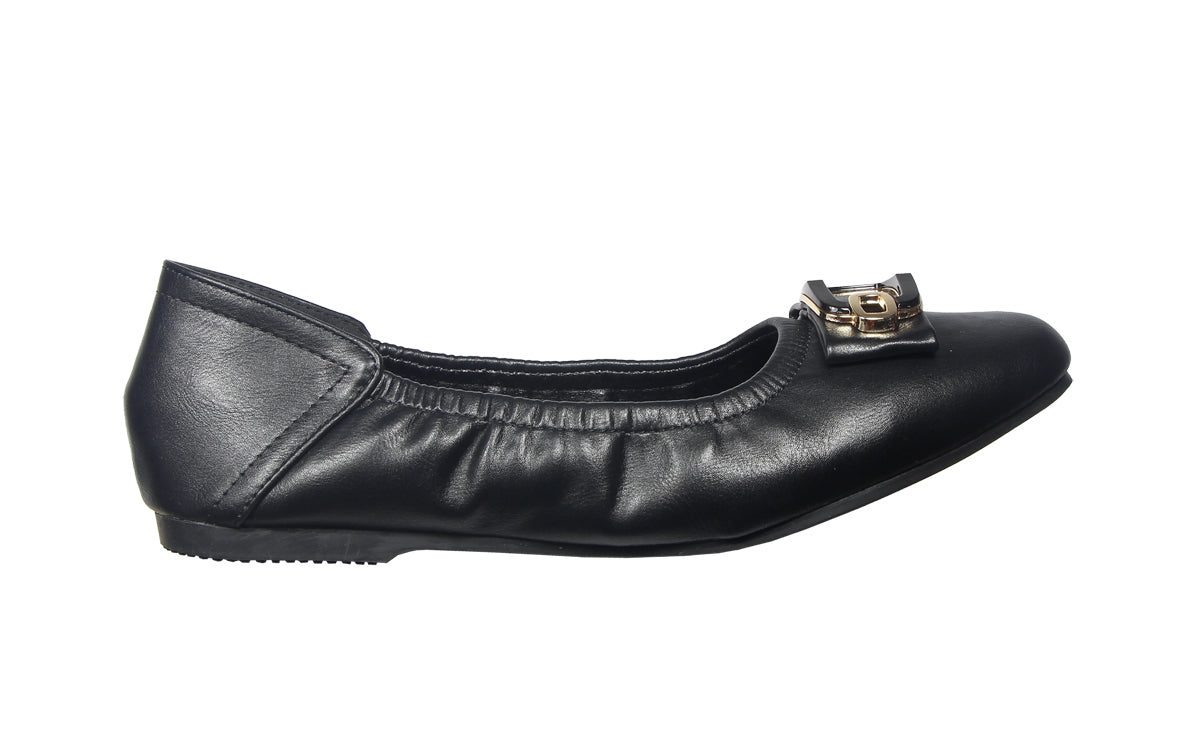 Kiki Madilyn K25-006 Women Flat Pumps In Beige And Black , Sizes 35-41