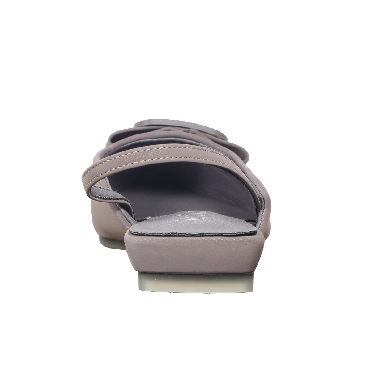 Kiki Phoenix K25-007 Women Pointed Flat Slingbacks In Beige And Grey , Sizes 35-41