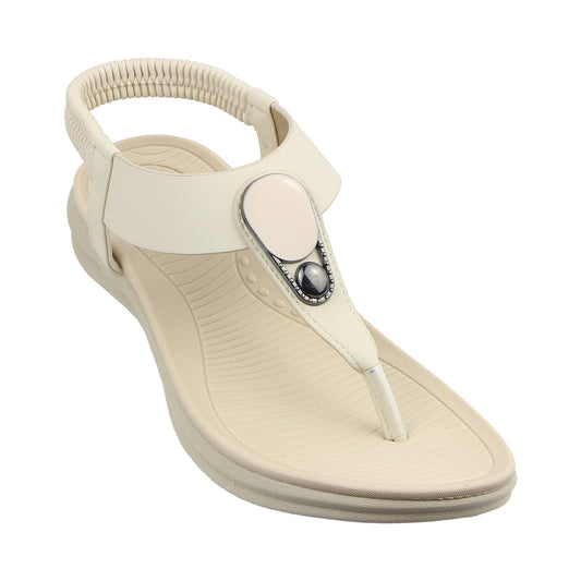 Kiki Mara K25-222 Women Sandals In White And Black, Sizes 36-41