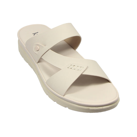 Kiki Willa K25-223 Women Flat Sandals In Grey And Brown, Sizes 36-41