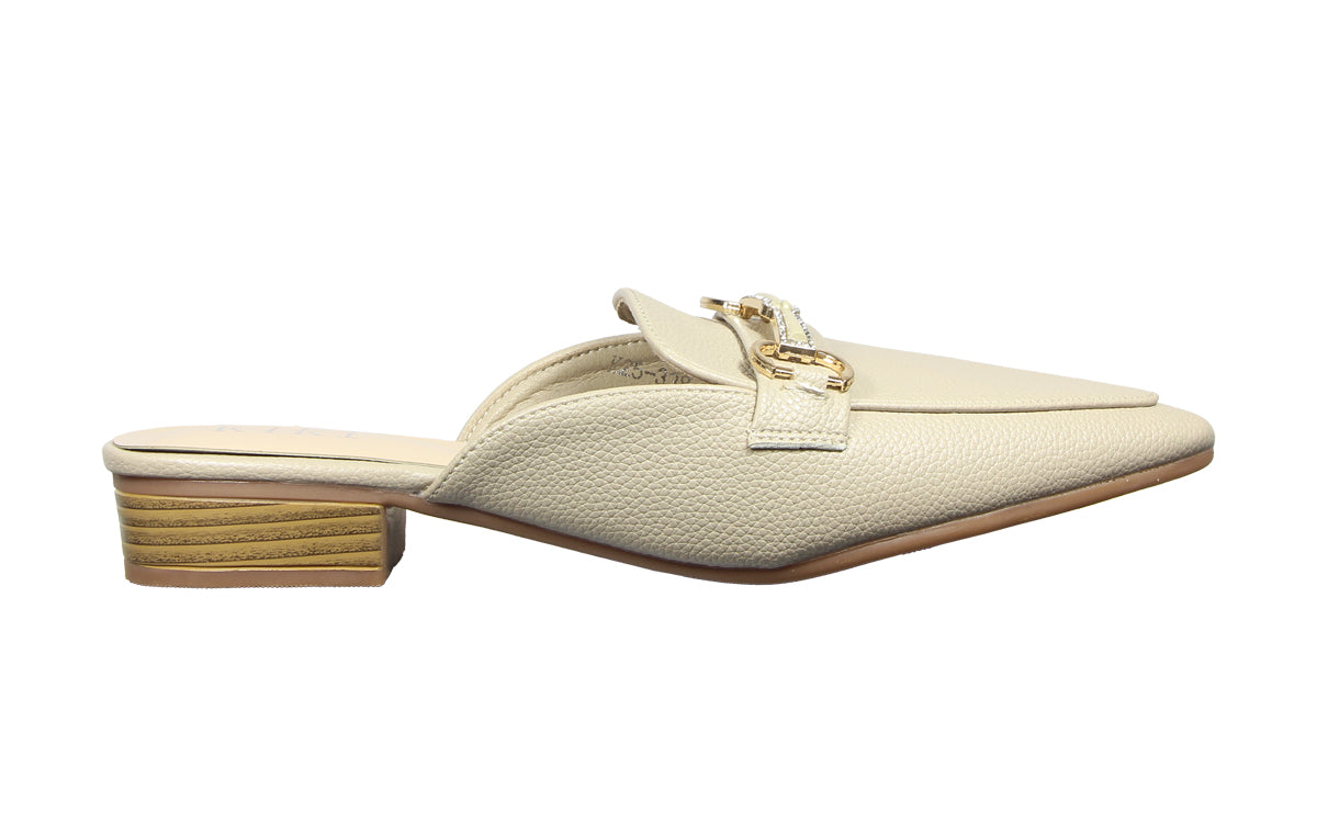 Kiki Carolina K25-338 Women Classic Mules In Beige And Khaki, Sizes 36-41
